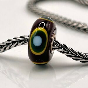 TROLLBEADS Green Eye Bead LAA 925S NEW! Brown Green Blue Yellow